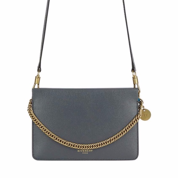 Givenchy Handbags - Givenchy Cross 3 Crossbody Bag in Grey/Blue